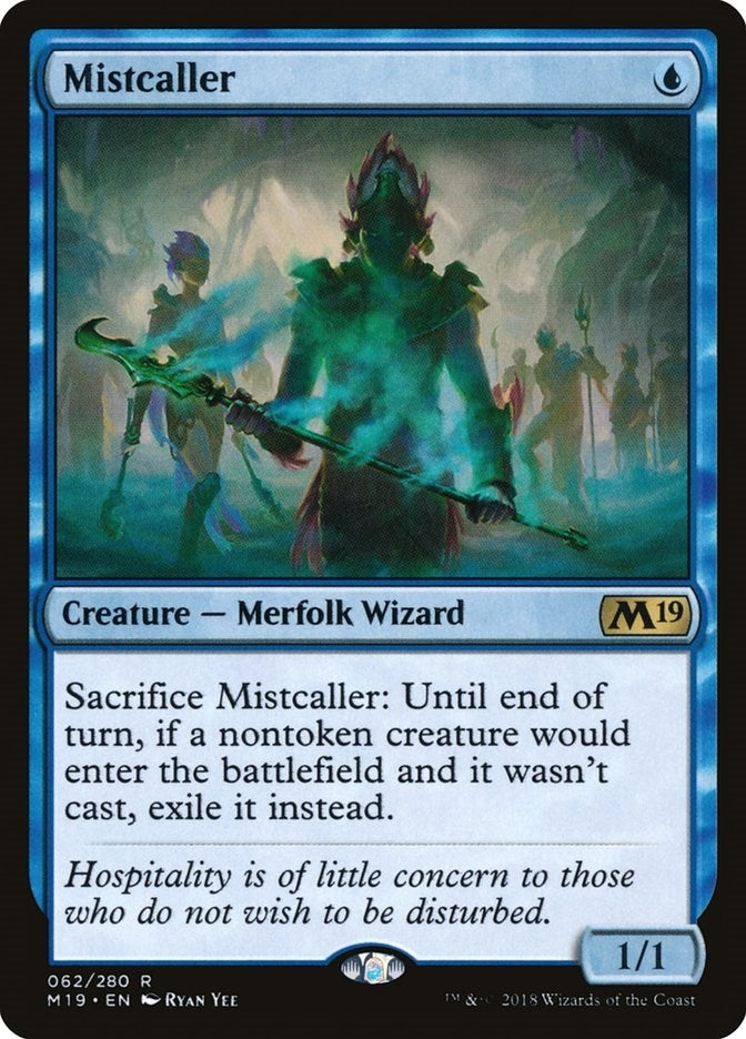 Image for Mistcaller (62) (Core Set 2019) - Magic: The Gathering