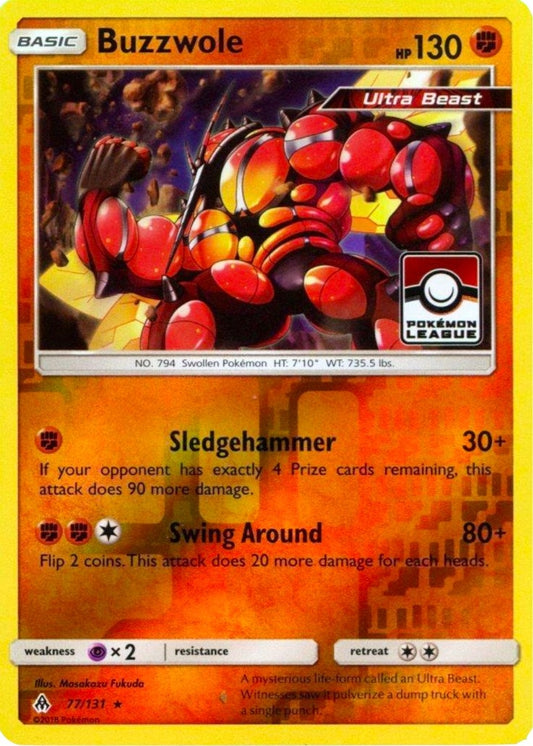 Image for Buzzwole - 77/131 (Pokemon League) (077/131) (League & Championship Cards) - Pokemon