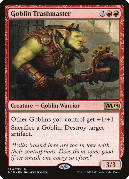 Image for Goblin Trashmaster (144) (Core Set 2019) - Magic: The Gathering