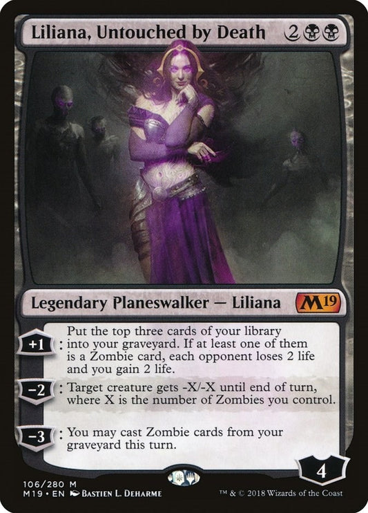Image for Liliana, Untouched by Death (106) (Core Set 2019) - Magic: The Gathering