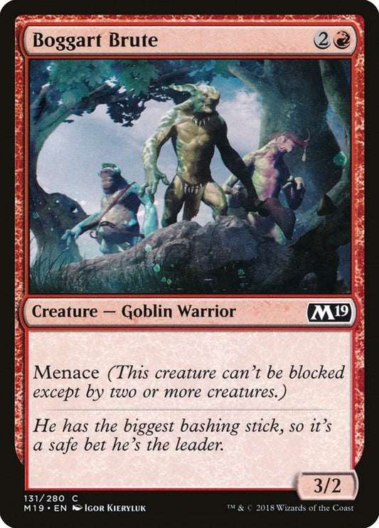 Image for Boggart Brute (131) (Core Set 2019) - Magic: The Gathering