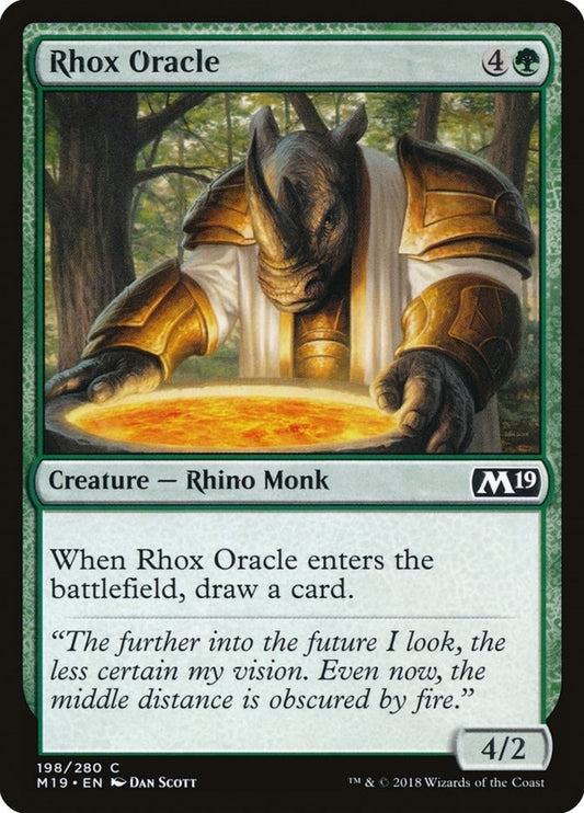 Image for Rhox Oracle (198) (Core Set 2019) - Magic: The Gathering