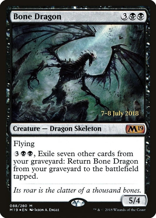 Image for Bone Dragon (88) (Prerelease Cards) - Magic: The Gathering