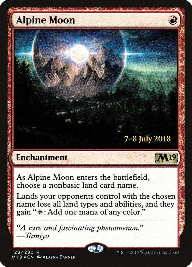 Image for Alpine Moon (128) (Prerelease Cards) - Magic: The Gathering