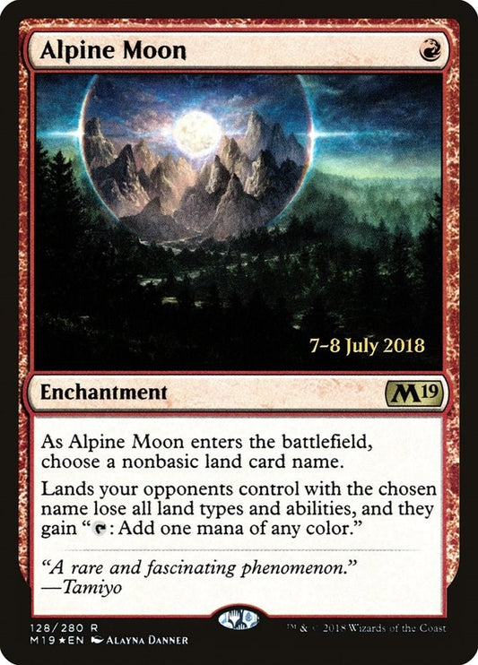 Image for Alpine Moon (128) (Prerelease Cards) - Magic: The Gathering