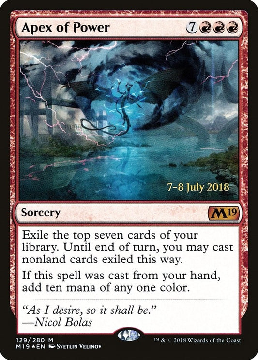 Image for Apex of Power (129) (Prerelease Cards) - Magic: The Gathering