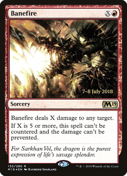 Image for Banefire (130) (Prerelease Cards) - Magic: The Gathering