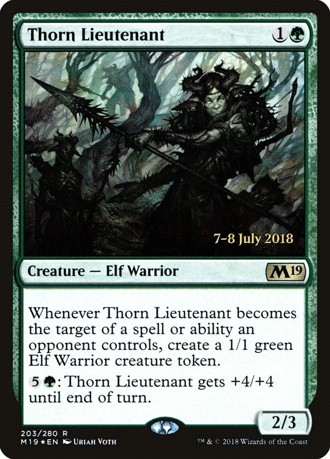 Image for Thorn Lieutenant (203) (Prerelease Cards) - Magic: The Gathering