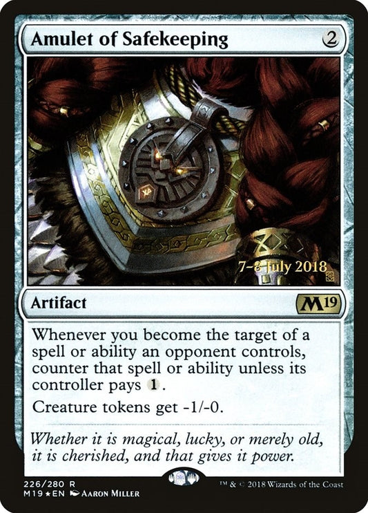 Image for Amulet of Safekeeping (226) (Prerelease Cards) - Magic: The Gathering