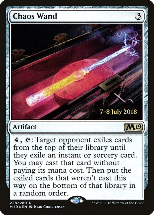 Image for Chaos Wand (228) (Prerelease Cards) - Magic: The Gathering