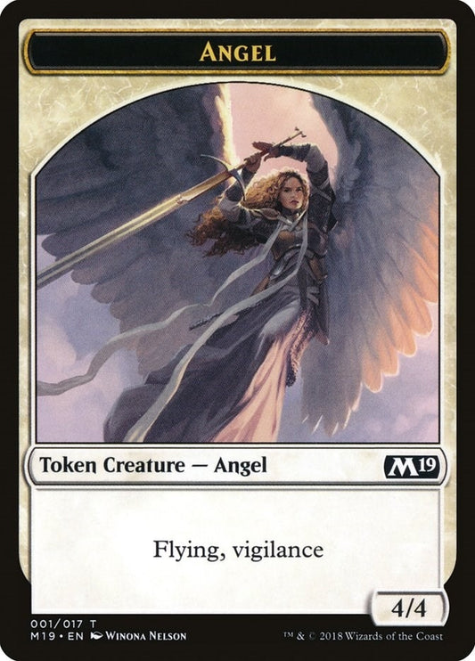 Image for Angel Token (1) (Core Set 2019) - Magic: The Gathering