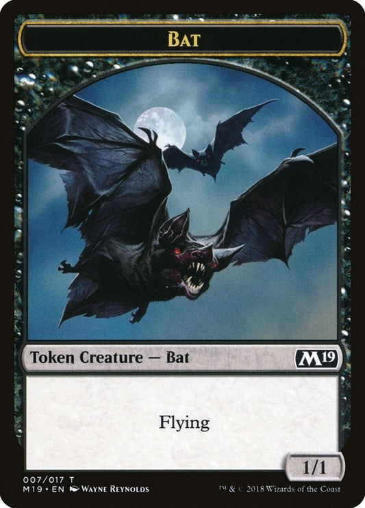 Image for Bat Token (7) (Core Set 2019) - Magic: The Gathering