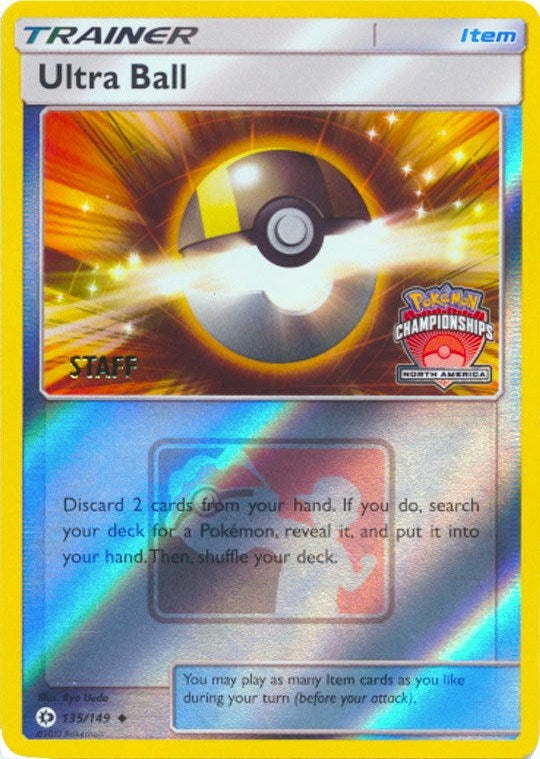 Image for Ultra Ball - 135/149 (North America Championships) [Staff] (135/149) (League & Championship Cards) - Pokemon