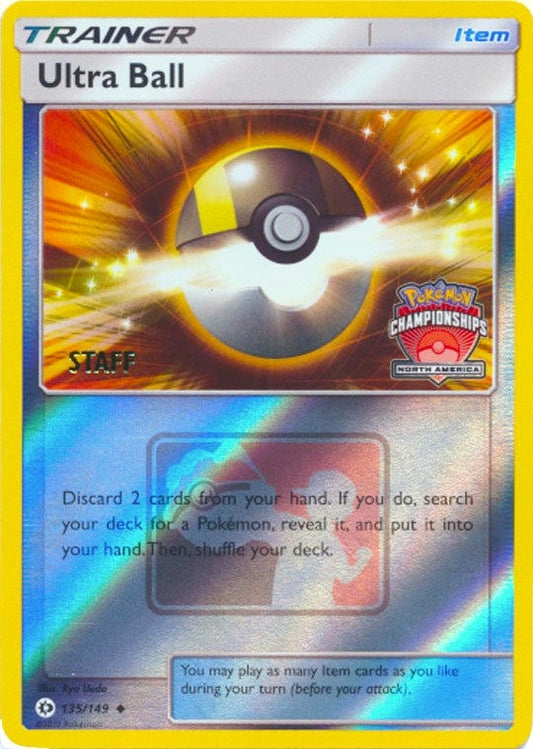 Image for Ultra Ball - 135/149 (North America Championships) [Staff] (135/149) (League & Championship Cards) - Pokemon