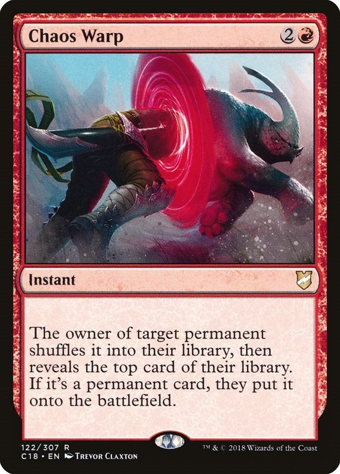Image for Chaos Warp (122) (Commander 2018) - Magic: The Gathering