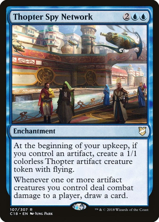 Image for Thopter Spy Network (107) (Commander 2018) - Magic: The Gathering
