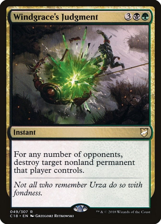 Image for Windgrace's Judgment (49) (Commander 2018) - Magic: The Gathering