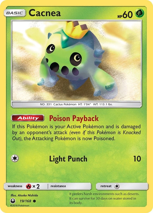 Image for Cacnea (19/168) (SM - Celestial Storm) - Pokemon