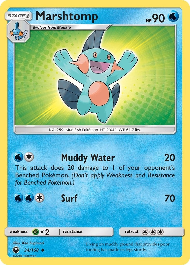 Image for Marshtomp (34/168) (SM - Celestial Storm) - Pokemon