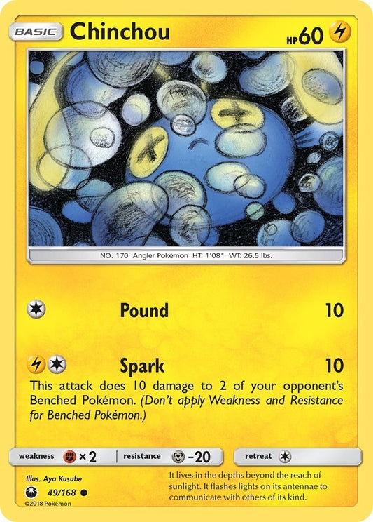 Image for Chinchou (49/168) (SM - Celestial Storm) - Pokemon
