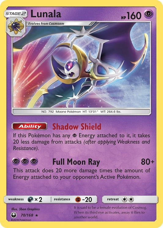 Image for Lunala (70/168) (SM - Celestial Storm) - Pokemon