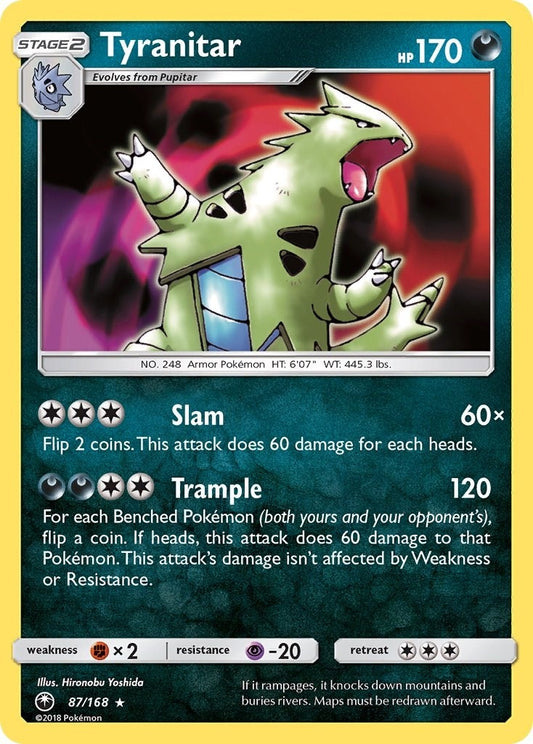 Image for Tyranitar (87/168) (SM - Celestial Storm) - Pokemon