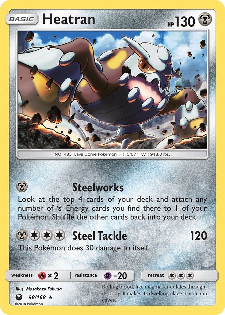 Image for Heatran (98/168) (SM - Celestial Storm) - Pokemon