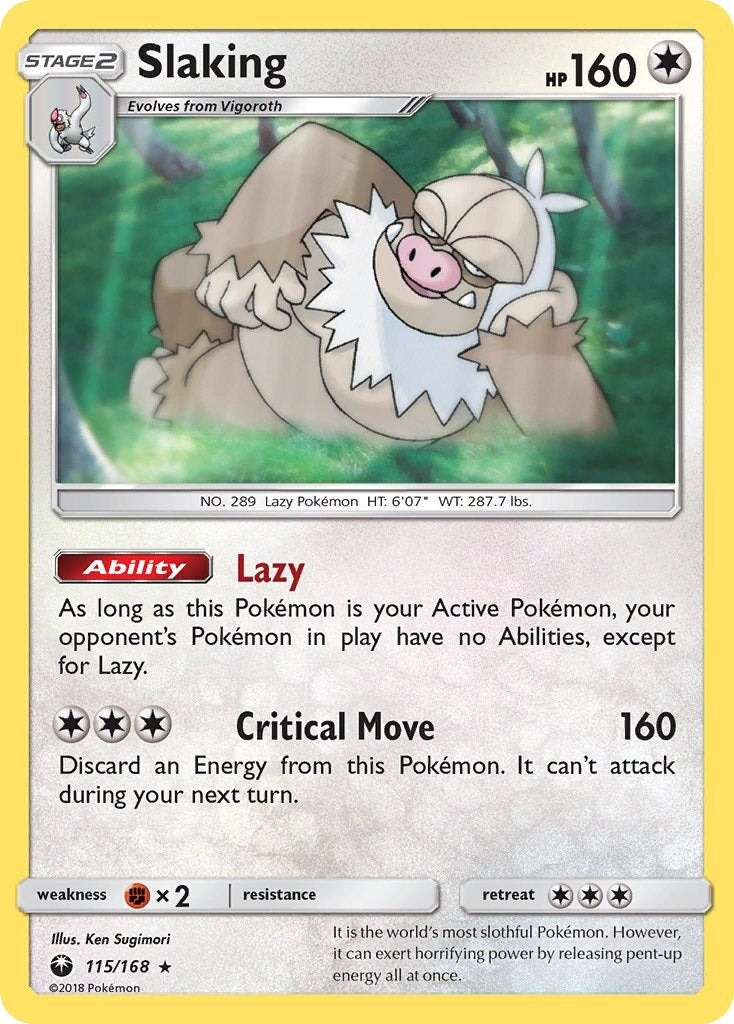 Image for Slaking (115/168) (SM - Celestial Storm) - Pokemon