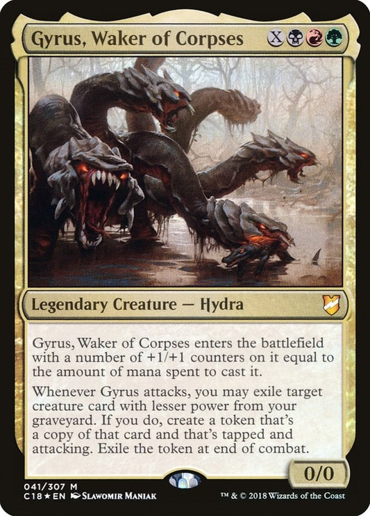 Image for Gyrus, Waker of Corpses (41) (Commander 2018) - Magic: The Gathering