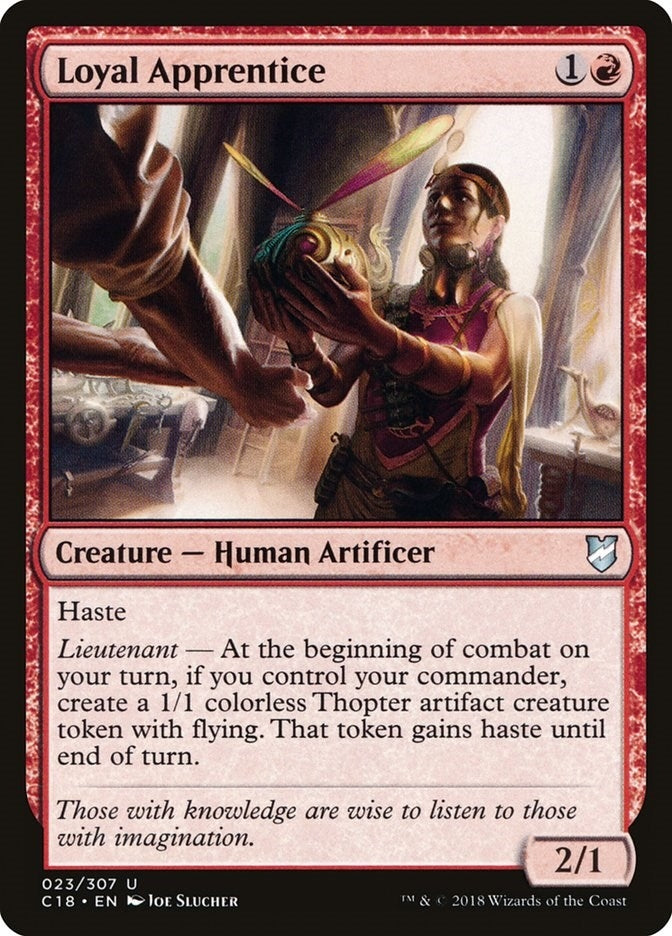 Image for Loyal Apprentice (23) (Commander 2018) - Magic: The Gathering