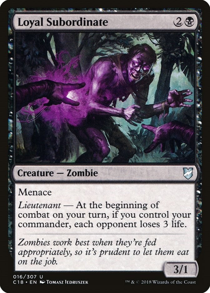 Image for Loyal Subordinate (16) (Commander 2018) - Magic: The Gathering
