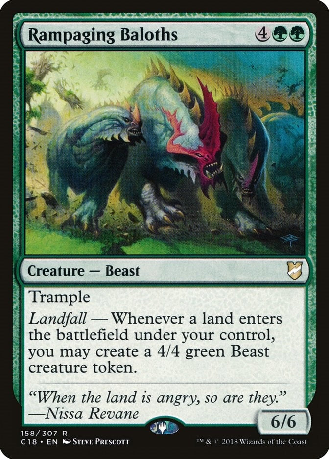 Image for Rampaging Baloths (158) (Commander 2018) - Magic: The Gathering