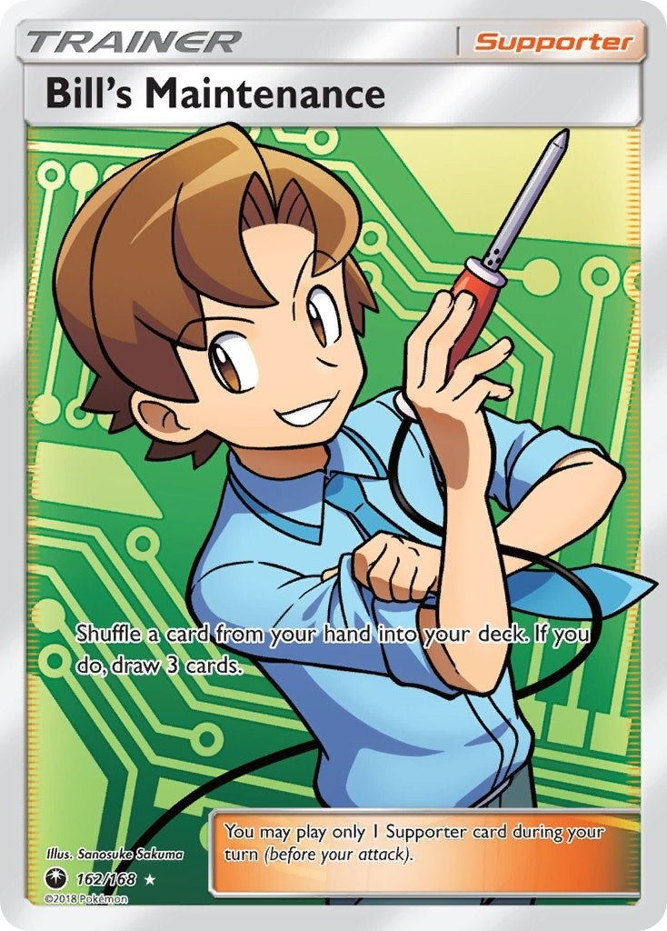 Image for Bill's Maintenance (Full Art) (162/168) (SM - Celestial Storm) - Pokemon