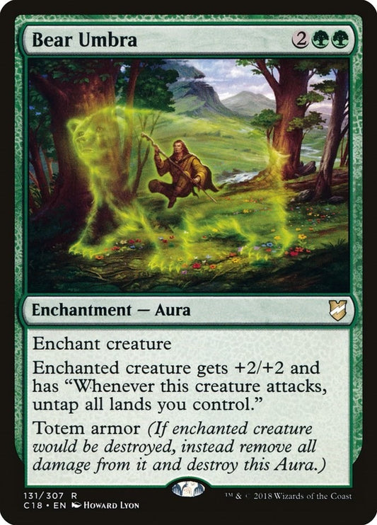 Image for Bear Umbra (131) (Commander 2018) - Magic: The Gathering