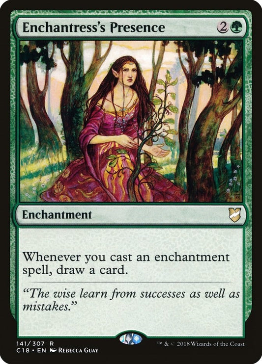 Image for Enchantress's Presence (141) (Commander 2018) - Magic: The Gathering