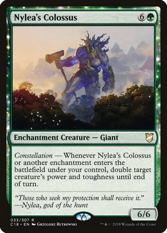 Image for Nylea's Colossus (33) (Commander 2018) - Magic: The Gathering