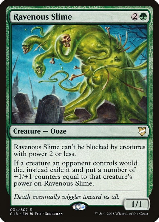 Image for Ravenous Slime (34) (Commander 2018) - Magic: The Gathering