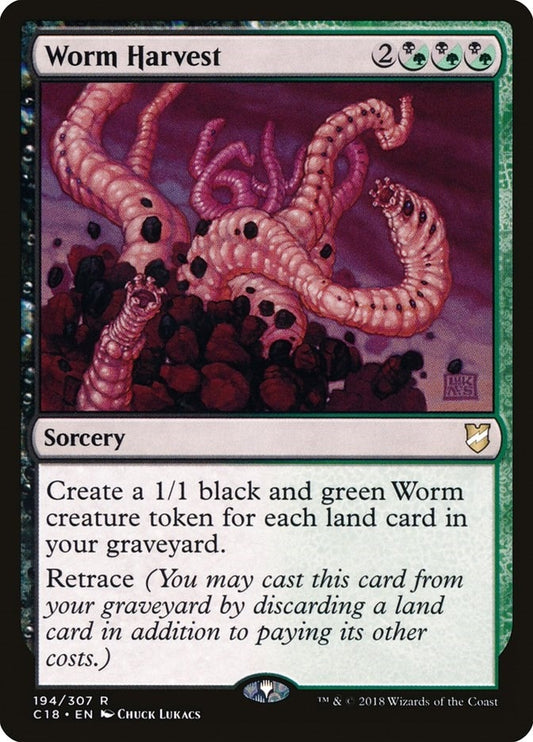 Image for Worm Harvest (194) (Commander 2018) - Magic: The Gathering