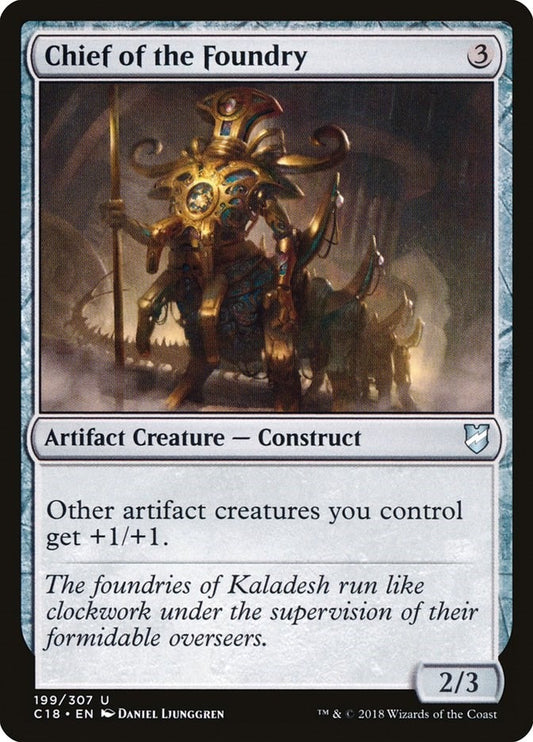 Image for Chief of the Foundry (199) (Commander 2018) - Magic: The Gathering