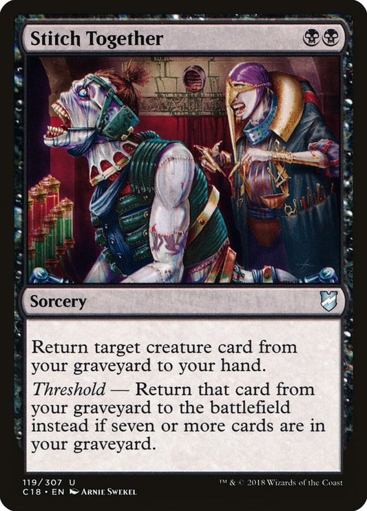 Image for Stitch Together (119) (Commander 2018) - Magic: The Gathering