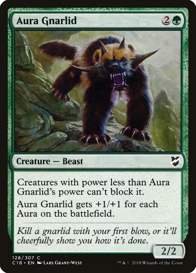 Image for Aura Gnarlid (128) (Commander 2018) - Magic: The Gathering