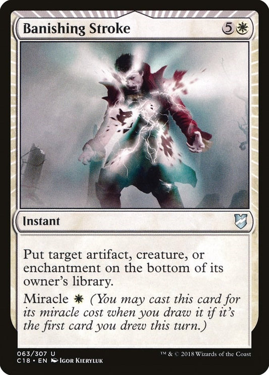 Image for Banishing Stroke (63) (Commander 2018) - Magic: The Gathering