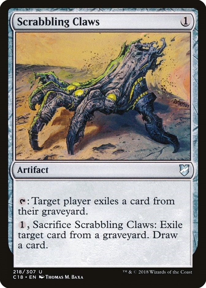 Image for Scrabbling Claws (218) (Commander 2018) - Magic: The Gathering