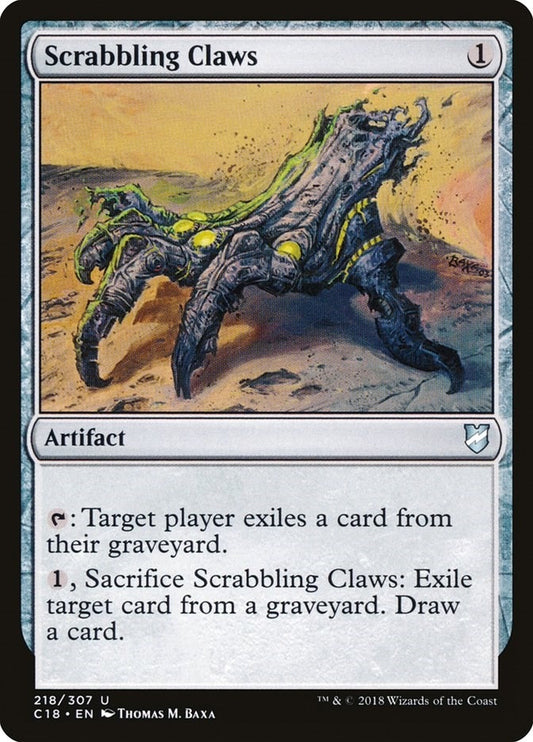 Image for Scrabbling Claws (218) (Commander 2018) - Magic: The Gathering