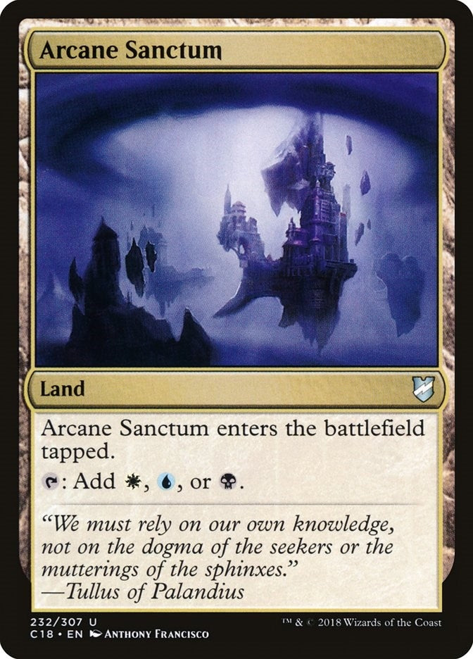 Image for Arcane Sanctum (232) (Commander 2018) - Magic: The Gathering
