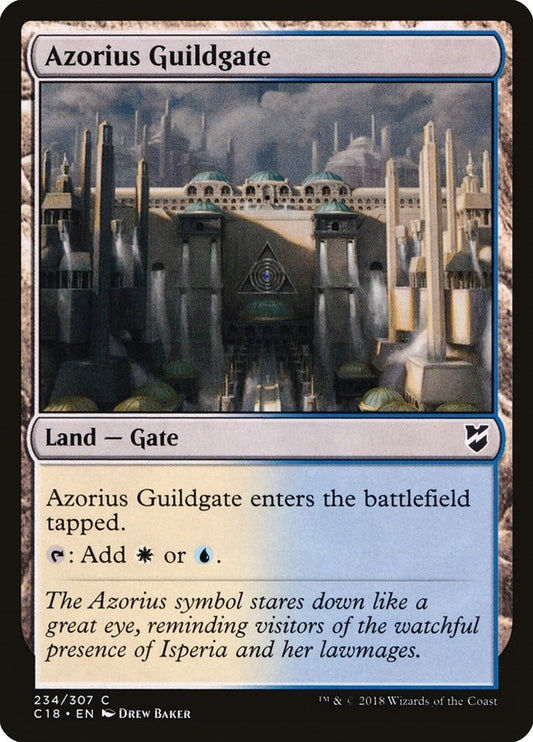 Image for Azorius Guildgate (234) (Commander 2018) - Magic: The Gathering