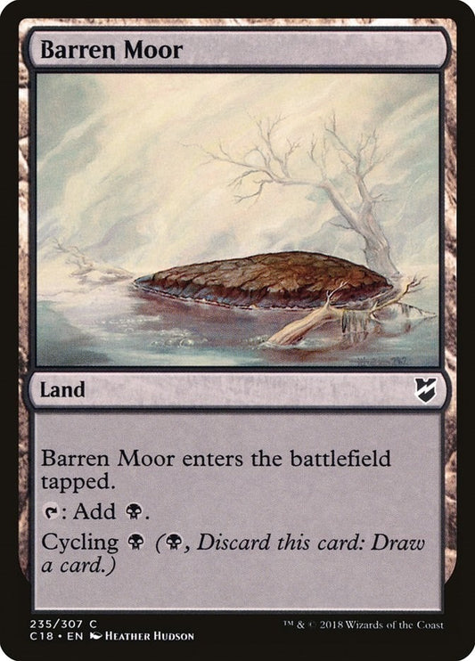 Image for Barren Moor (235) (Commander 2018) - Magic: The Gathering