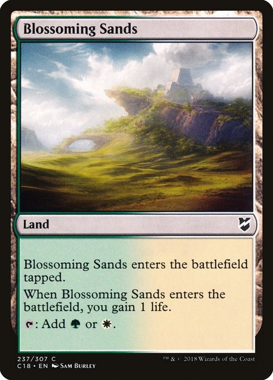 Image for Blossoming Sands (237) (Commander 2018) - Magic: The Gathering