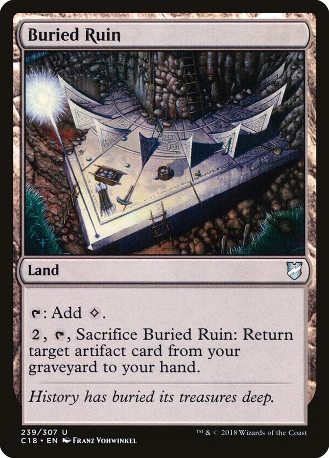 Image for Buried Ruin (239) (Commander 2018) - Magic: The Gathering