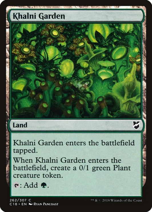 Image for Khalni Garden (262) (Commander 2018) - Magic: The Gathering